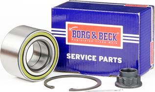 Borg & Beck BWK824 - Подшипник ступицы колеса, комплект autospares.lv
