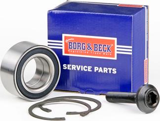 Borg & Beck BWK344 - Подшипник ступицы колеса, комплект autospares.lv