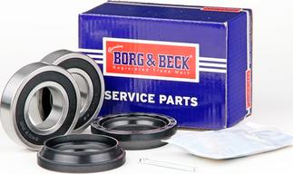 Borg & Beck BWK380 - Подшипник ступицы колеса, комплект autospares.lv