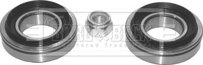Borg & Beck BWK205 - Подшипник ступицы колеса, комплект autospares.lv