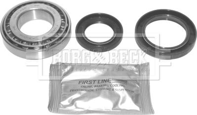 Borg & Beck BWK237 - Подшипник ступицы колеса, комплект autospares.lv