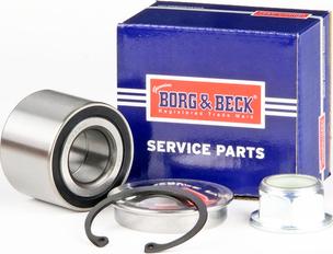 Borg & Beck BWK795 - Подшипник ступицы колеса, комплект autospares.lv