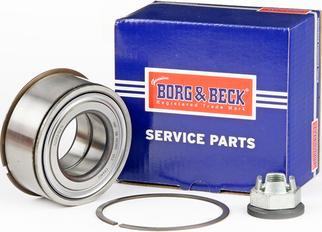 Borg & Beck BWK792 - Подшипник ступицы колеса, комплект autospares.lv