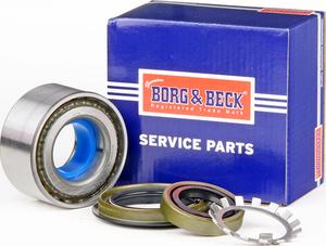 Borg & Beck BWK746 - Подшипник ступицы колеса, комплект autospares.lv