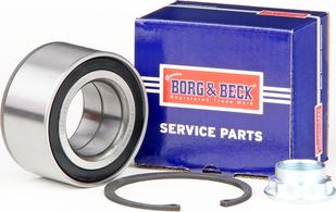 Borg & Beck BWK743 - Подшипник ступицы колеса, комплект autospares.lv