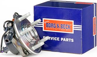 Borg & Beck BWK764 - Подшипник ступицы колеса, комплект autospares.lv