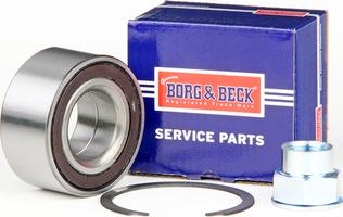 Borg & Beck BWK737 - Подшипник ступицы колеса, комплект autospares.lv