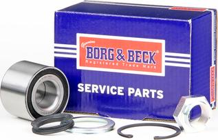 Borg & Beck BWK725 - Подшипник ступицы колеса, комплект autospares.lv