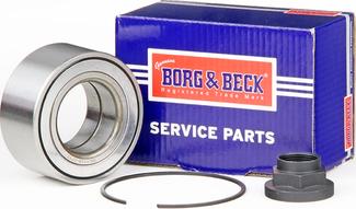 Borg & Beck BWK772 - Подшипник ступицы колеса, комплект autospares.lv