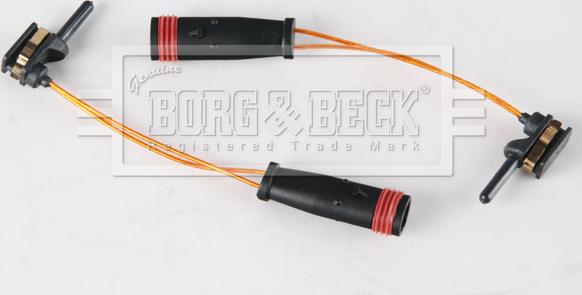 Borg & Beck BWL3001 - Сигнализатор, износ тормозных колодок autospares.lv