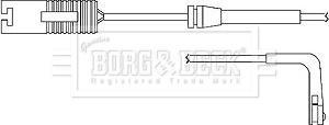 Borg & Beck BWL3079 - Сигнализатор, износ тормозных колодок autospares.lv