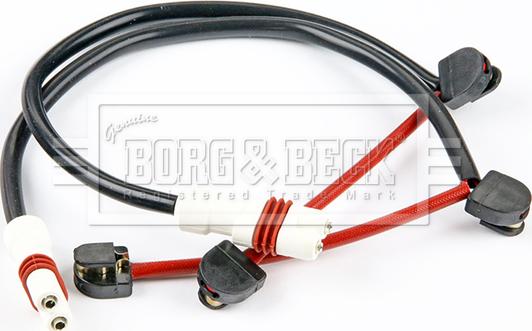 Borg & Beck BWL3126 - Сигнализатор, износ тормозных колодок autospares.lv