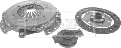 Borg & Beck HK8861 - Комплект сцепления autospares.lv