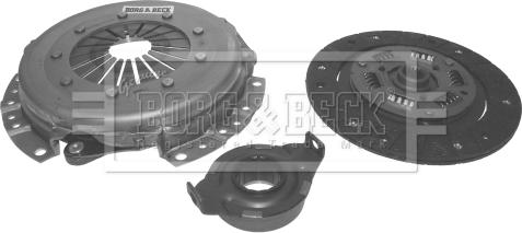 Borg & Beck HK8318 - Комплект сцепления autospares.lv