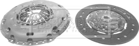 Borg & Beck HK2512 - Комплект сцепления autospares.lv