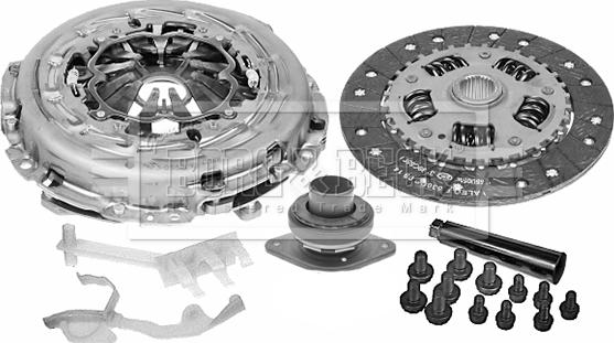 Borg & Beck HK2662 - Комплект сцепления autospares.lv