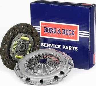 Borg & Beck HK2813 - Комплект сцепления autospares.lv