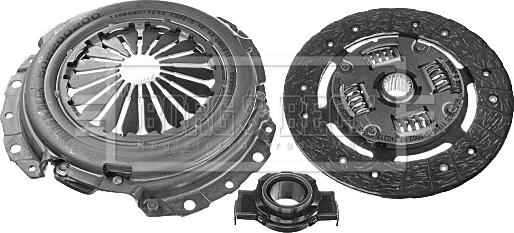 Borg & Beck HK2367 - Комплект сцепления autospares.lv