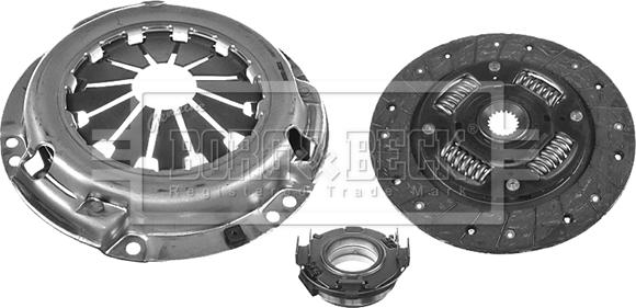 Borg & Beck HK7468 - Комплект сцепления autospares.lv