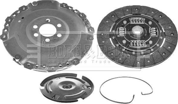 Borg & Beck HK7749 - Комплект сцепления autospares.lv