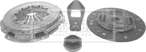 Borg & Beck HKR1044 - Комплект сцепления autospares.lv