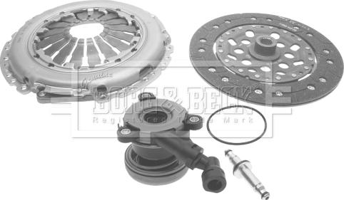 Borg & Beck HKT1498 - Комплект сцепления autospares.lv