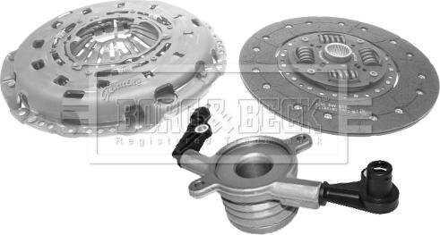 Borg & Beck HKT1476 - Комплект сцепления autospares.lv