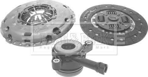 Borg & Beck HKT1478 - Комплект сцепления autospares.lv