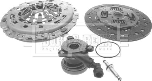 Borg & Beck HKT1509 - Комплект сцепления autospares.lv