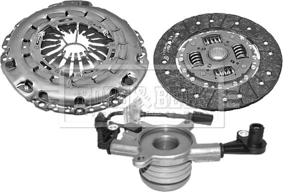 Borg & Beck HKT1537 - Комплект сцепления autospares.lv