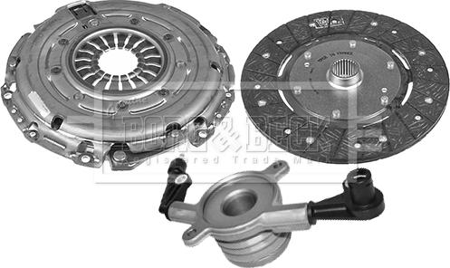 Borg & Beck HKT1522 - Комплект сцепления autospares.lv