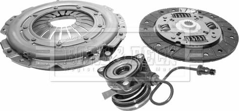 Borg & Beck HKT1096 - Комплект сцепления autospares.lv