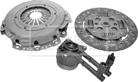 Borg & Beck HKT1156 - Комплект сцепления autospares.lv