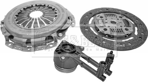 Borg & Beck HKT1137 - Комплект сцепления autospares.lv