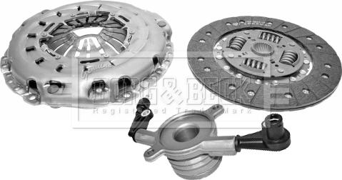 Borg & Beck HKT1125 - Комплект сцепления autospares.lv