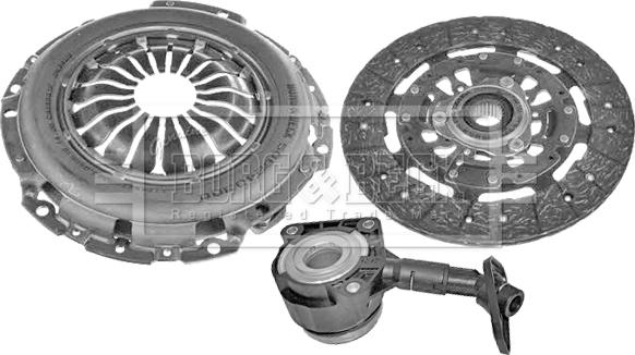 Borg & Beck HKT1174 - Комплект сцепления autospares.lv