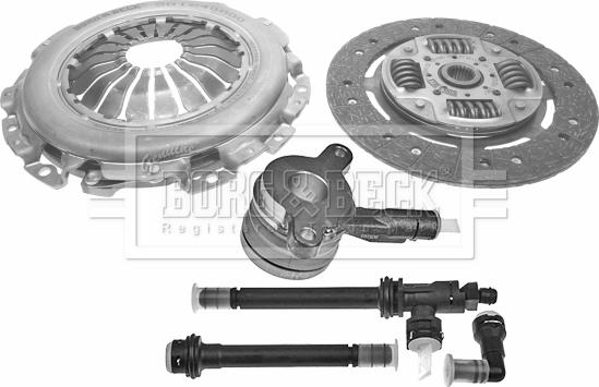 Borg & Beck HKT1353 - Комплект сцепления autospares.lv