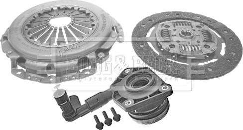 Borg & Beck HKT1369 - Комплект сцепления autospares.lv