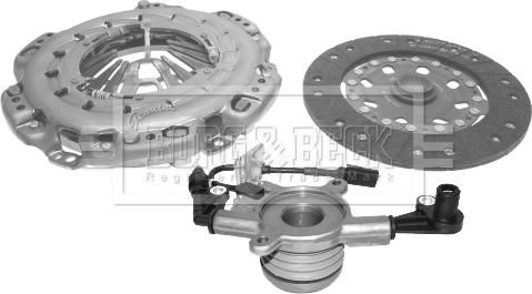 Borg & Beck HKT1301 - Комплект сцепления autospares.lv