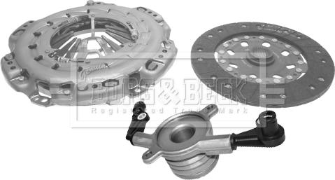 Borg & Beck HKT1302 - Комплект сцепления autospares.lv