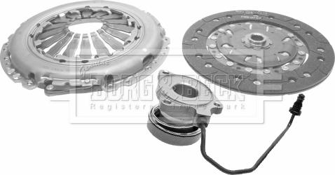 Borg & Beck HKT1315 - Комплект сцепления autospares.lv