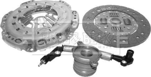 Borg & Beck HKT1296 - Комплект сцепления autospares.lv