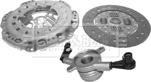 Borg & Beck HKT1297 - Комплект сцепления autospares.lv