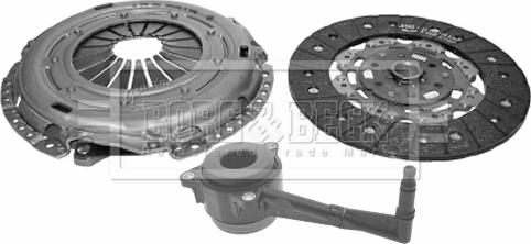 Borg & Beck HKT1250 - Комплект сцепления autospares.lv