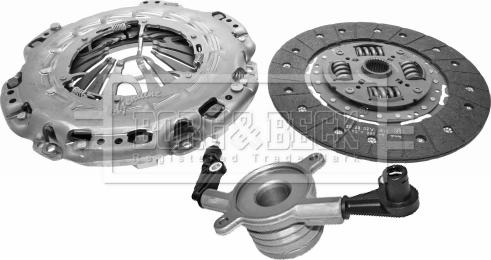 Borg & Beck HKT1285 - Комплект сцепления autospares.lv