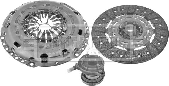 Borg & Beck HKT1288 - Комплект сцепления autospares.lv