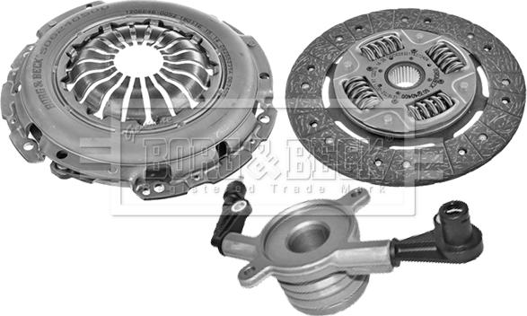 Borg & Beck HKT1229 - Комплект сцепления autospares.lv