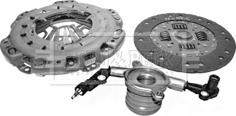 Borg & Beck HKT1227 - Комплект сцепления autospares.lv