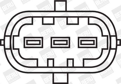 BorgWarner (BERU) ZS311 - Катушка зажигания autospares.lv