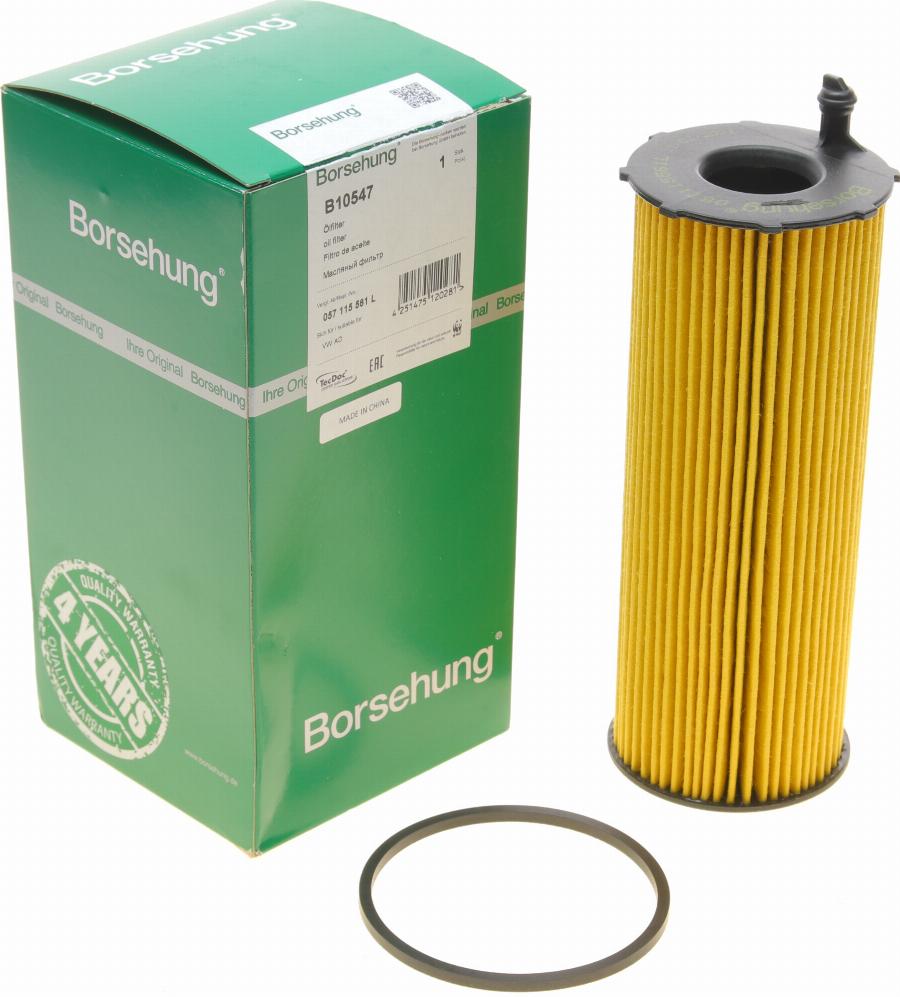 Borsehung B10547 - Масляный фильтр autospares.lv